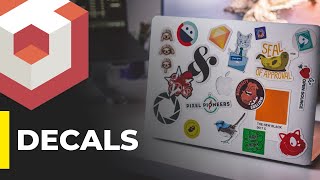 Apply Stickers To Objects Using Decals  Babylonjs Decal Meshes Tutorial [upl. by Ogeid]