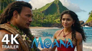 Moana Trailer  Live Action  Dwayne Johnson amp Zendaya  Synopsis [upl. by Tadeo]