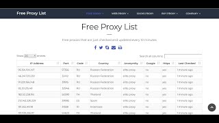 web scraper  proxy list web scraping tutorial  python requests beautifulsoup [upl. by Jahdai171]