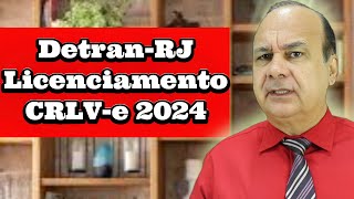 Detran RJ Licenciamento CRLV e 2024 [upl. by Isied]