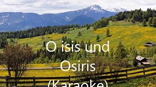 O Isis und Osiris piano accompanimentkaraoke [upl. by Dagna]