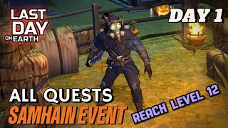 SAMHAIN EVENT ALL QUESTS PART 2  LAST DAY ON EARTH [upl. by Clarey]