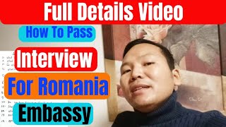 How to Pass Romania Embassy Interview  Full question answer in Nepali Raisirvlog [upl. by Caye604]