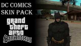 GTA San Andreas DC Comics Skin Pack [upl. by Uel8]