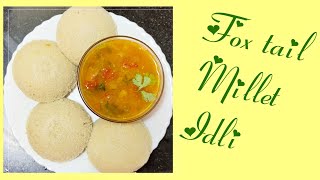 Foxtail millet Idli  Korrala idli with English subtitles [upl. by Pastelki593]