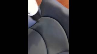 How To Heat Gun a Leather Seat Cushion [upl. by Korenblat452]