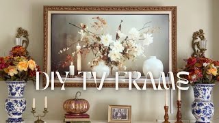 📺 DIY TV Frame  How to make a frame for your tv 📺 [upl. by Ennasor906]