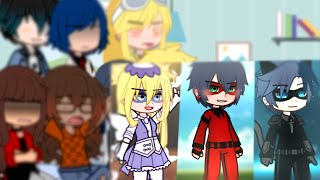 Miraculous Ladybug characters react to quotsibling anthem checkquot Future Adrienette kids GACHA REACTS [upl. by Doelling]