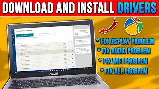 How to Install All Drivers in One Click  PCLaptop  DriverPack Solution Install 2024💻Fix All Issue [upl. by Ellehsal]