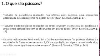 Psicose estruturas psicóticas Transtornos da Personalidade Psicótica e Psicoses Clínicas [upl. by Legyn719]