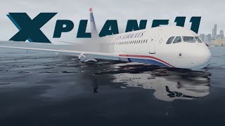 XPlane 11  A320  Hudsons miracle [upl. by Belanger]