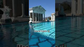 Big pool at Hearst Castle California vlog usa travelvlog yoitubeshorts enjoy family [upl. by Htidirrem]