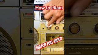 How to clean the boombox universum CTR 2033 Angelicaaudio [upl. by Hamel]