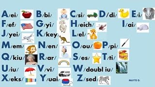 English Alphabet Pronunciation  Alphabet ABC Pronunciation [upl. by Aloel]