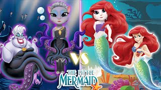 My talking Angela 2  Ariel  Little Mermaid 🌊🐬 VS Ursula  cosplay [upl. by Udele]