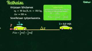 FY4 Auton pysähtyminen ja työperiaate esimerkki [upl. by Kurr614]