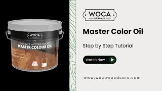 How to oil wood floors with Master Color Oil [upl. by Yrollam]