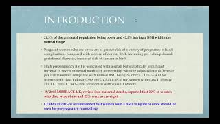 MRCOG 2  Lec 49  Obesity in Pregnancy Fibroid and Histopathological Abnormalities [upl. by Nyletac]