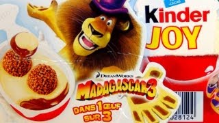 Kinder Joy Surprise Egg Madagascar 3 Edition [upl. by Danforth]