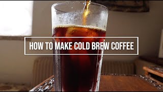 How to make cold brew coffeeand what ratios you can use [upl. by Loos]