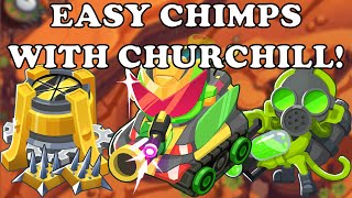 Mesa CHIMPS With Churchill Black Border Guide BTD6 v380 [upl. by Inaboy]