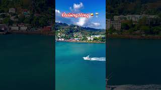 Stunning St Lucia Cruise Port 🚢❤️ cruise travel stlucia explore cruiseship shorts vacation [upl. by Perrins]