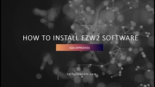 How to Install ezW2 Software [upl. by Duke]