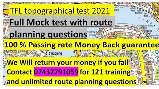 Topographical Skills Assessment Test 2021Full Mock test with Route planning questions [upl. by Acyssej]