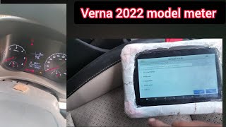 VERNA 2022 MODEL YEAR METER READING CHANGE WORK NOT DONE DONT TRY [upl. by Ardnat]