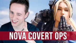 StarCraft 2 Nova Covert Ops Gameplay on Brutal  The Escape Mission 1 [upl. by Yaned]