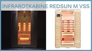 Infrarotkabine Testsieger  Sauna Redsun M mit Vollspektrumstrahler [upl. by Aivad]