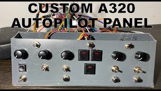 A320 Autopilot Panel Full FCU Prototype for MFS2020 MobiFlight and FSUIPC7 Managedselected mode [upl. by Reedy]