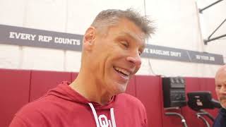 HOOPS Porter Moser Post Practice 1113 [upl. by Urita]