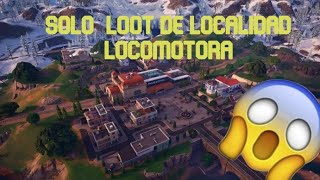 FORTNITE PERO SOLO PODEMOS LLEVAR LOOT de LOCALIDAD LOCOMOTORA Con burrascana [upl. by Rosamund]