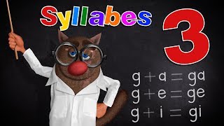 Foufou  Les Syllabes pour les enfants Learn Syllables for kids Serie03 4K [upl. by Marr]