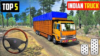 Top 5 Truck Driving Games For Android  best truck simulator games for android 2024 [upl. by Ynneg]