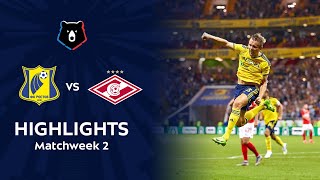 Highlights FC Rostov vs Spartak 22  RPL 201920 [upl. by Ringe307]