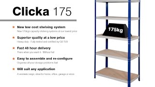 How To Assemble Clicka 175 Shelving [upl. by Svetlana]