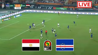 Live  Todays match between Egypt and Cape Verde African Cup of Nations gameplay pes21 [upl. by Aala]