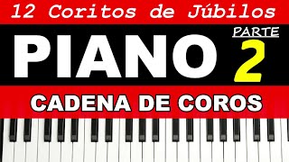 Tutorial Piano Estarás tu velando como las 10 vírgenes  Piano Fácil 3 acordes  Easy piano choirs [upl. by Lenssen]