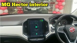 2019 MG Hector SUV interior  MG Hector SUV  MG Motor Indias First Car  ismart voice assistant [upl. by Repsihw]