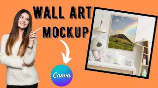 How can create a wall art mockupeasydesign canvatutorialcanvadesign [upl. by Aenehs220]