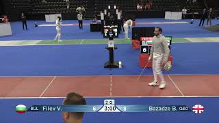 2024 743 T64 27 M S Individual Basel SUI ZCH 8 BAZADZE GEO vs FILEV BUL [upl. by Kei397]