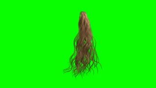 Hair Movements Green Screen Overlay Effects HD video Footage [upl. by Ap]