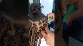 HOW TO CROCHET NATURAL LOCS INSTALl  Protective reels viralvideo shorts 2024 [upl. by Nolyat955]