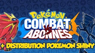 LIVE  SHINY A GAGNER  COMBAT VS ABONNES  DISTRIBUTION SHINY POKEMON SOLEIL ET LUNE [upl. by Thorlie666]