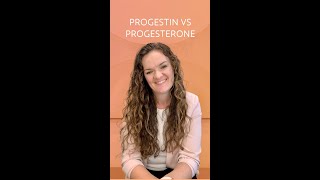 Progesterone VS Progestin [upl. by Vookles]