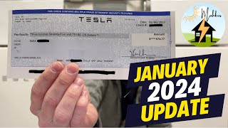 Tesla Solar Panels amp Powerwalls January 2024 Update [upl. by Whitelaw]