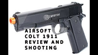 Cybergun Colt 1911A1 airsoft unboxing  The best airsoft pistol [upl. by Enirahtac]