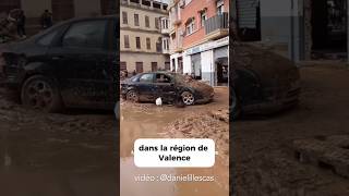 Agissons avant qu’il ne soit trop tard ❤️‍🩹 1 français sur 4 habite en zone inondable 🌱 valencia [upl. by Kihtrak]